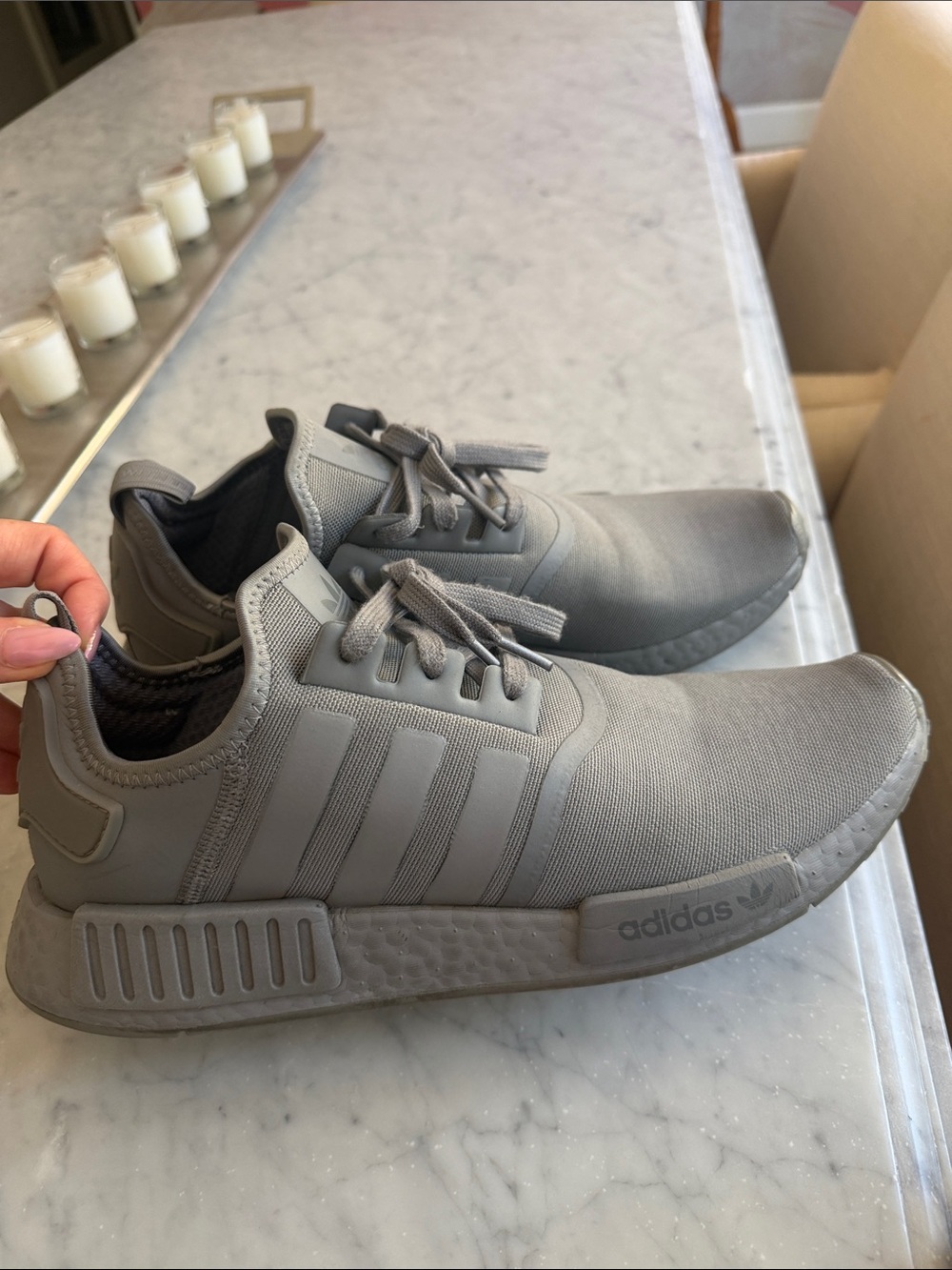 adidas men's size 12 NMD R1 Sneakers - Gray